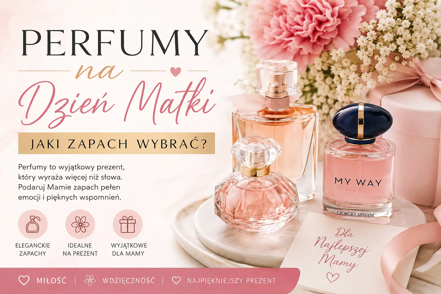 Perfumy na Dzień Matki – jaki zapach wybrać, aby zachwycić mamę?